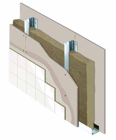 AQUAPANEL Indoor cementna ploča Pregled sustava AQUAPANEL Indoor cementna ploča omogućuje dvije vrste obrade spojeva primjenom ljepila za spojeve AQUAPANEL (PU) ili bijele mase za fugiranje i