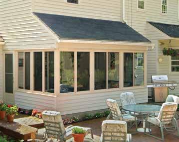 Eclose your existig space with ay Patio Eclosures AllView or ComfortView system.