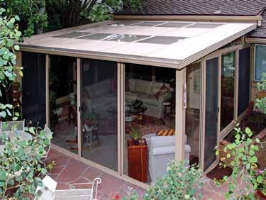 let atural light filter i from above with our pateted Comfort-Gard PLUS 3'x3' glass roof paels.