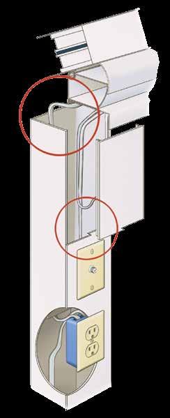 Thermal spacers throughout keep idoor ad outdoor temperatures separate, so the room ca be heated or air coditioed. The frame of three-seaso ad scree rooms is 3 1 /8-ich alumium.