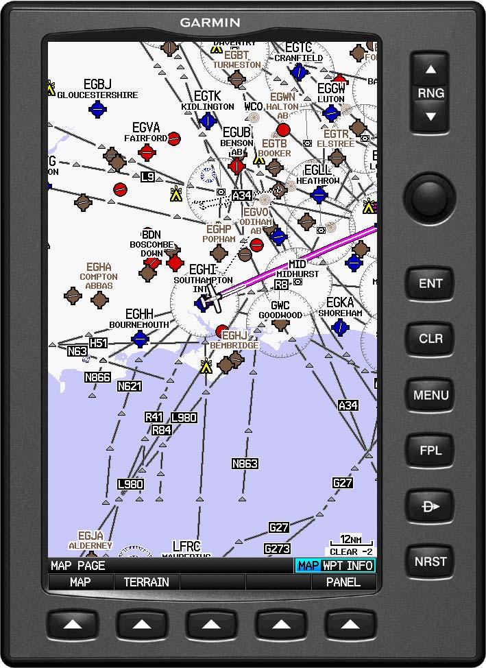 Dedicated IFR Page Map