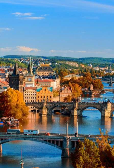 Vitus Cathedral, Charles Bridge, National Museum, State Opera, Dancing House, and much more.