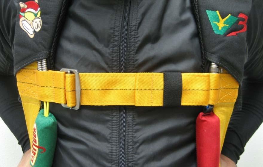 DONNING AND ADJUSTING THE VECTOR 3 The Vector 3 is designed so that it fits snugly, yet comfortably, when the harness