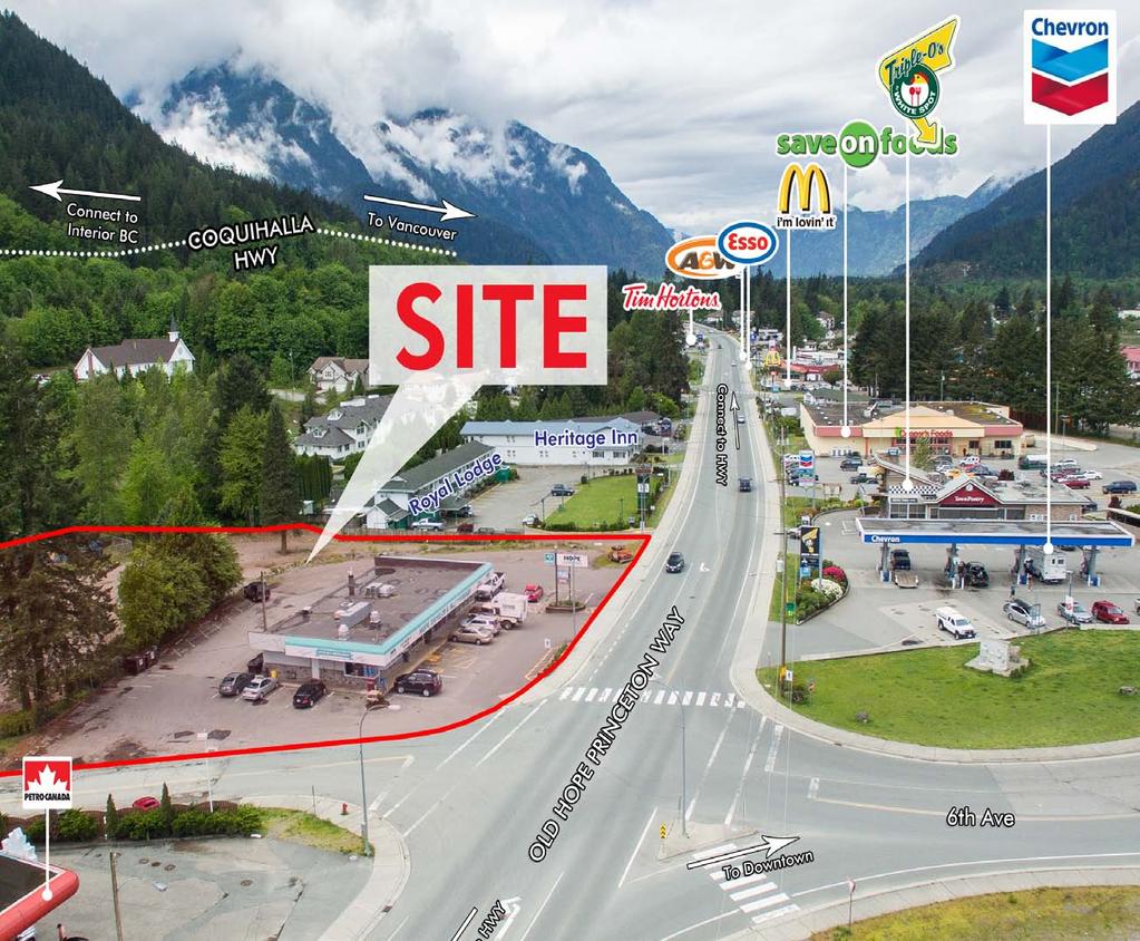coquihalla junction NEW RETAIL & RESTAURANT OPPORTUNITY 588 & 590 Old Hope Princeton Way SUMMARY Hope is the gateway town connecting Greater Vancouver to the British Columbia interior and the rest of