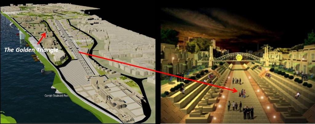 Figure 5-50 Figure 5-51 Figure 5-50: The Avenue of Sphinxes plan in Luxor master plan in 2004.