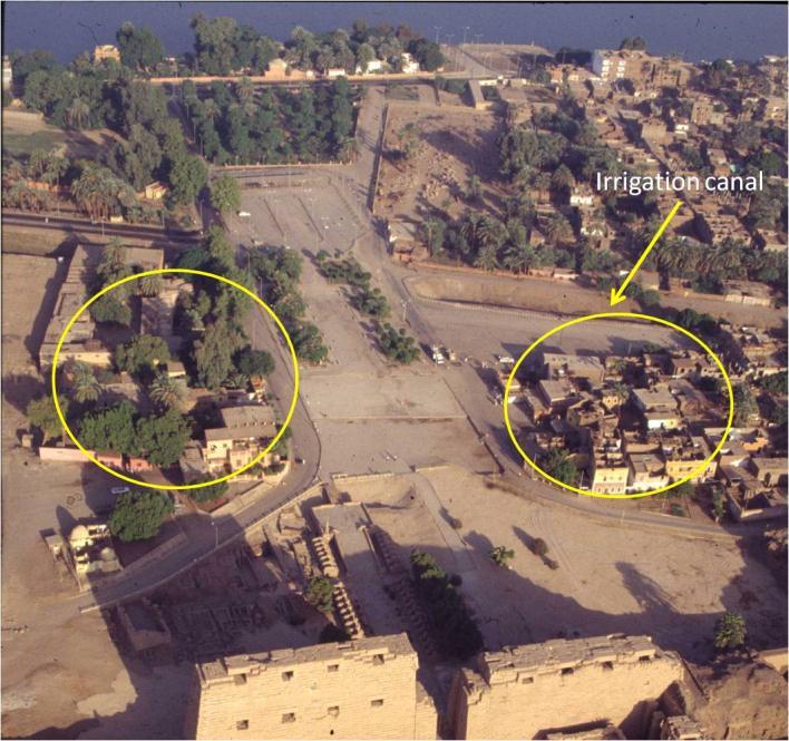 Figure 6-9: Arial Photography for Karnak