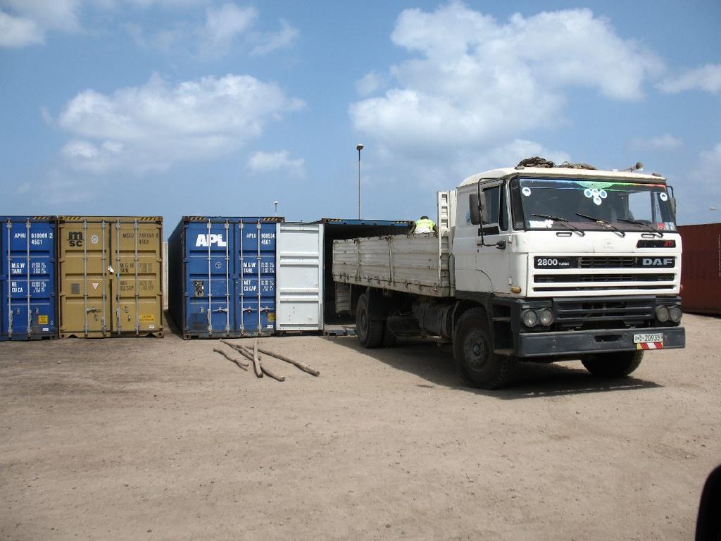 to 2500 vehicles Container