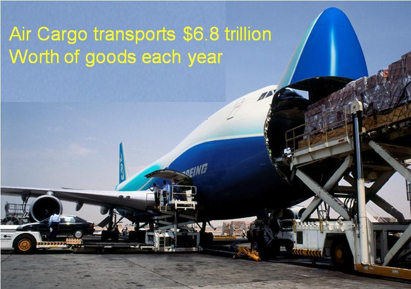 Air Cargo The carriage of cargo by air is an essential pillar of international trade, Around $6 trillion worth of good by value are carried by air