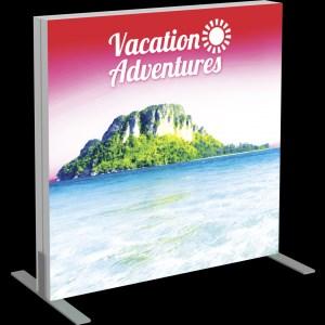 BANNER STAND SYSTEM ILLUMINATED FABRIC FRAME Vector Frame modular fabric light boxes add illuminated, easy-to-read messaging to retail, trade show and event environments, and feature LED strip
