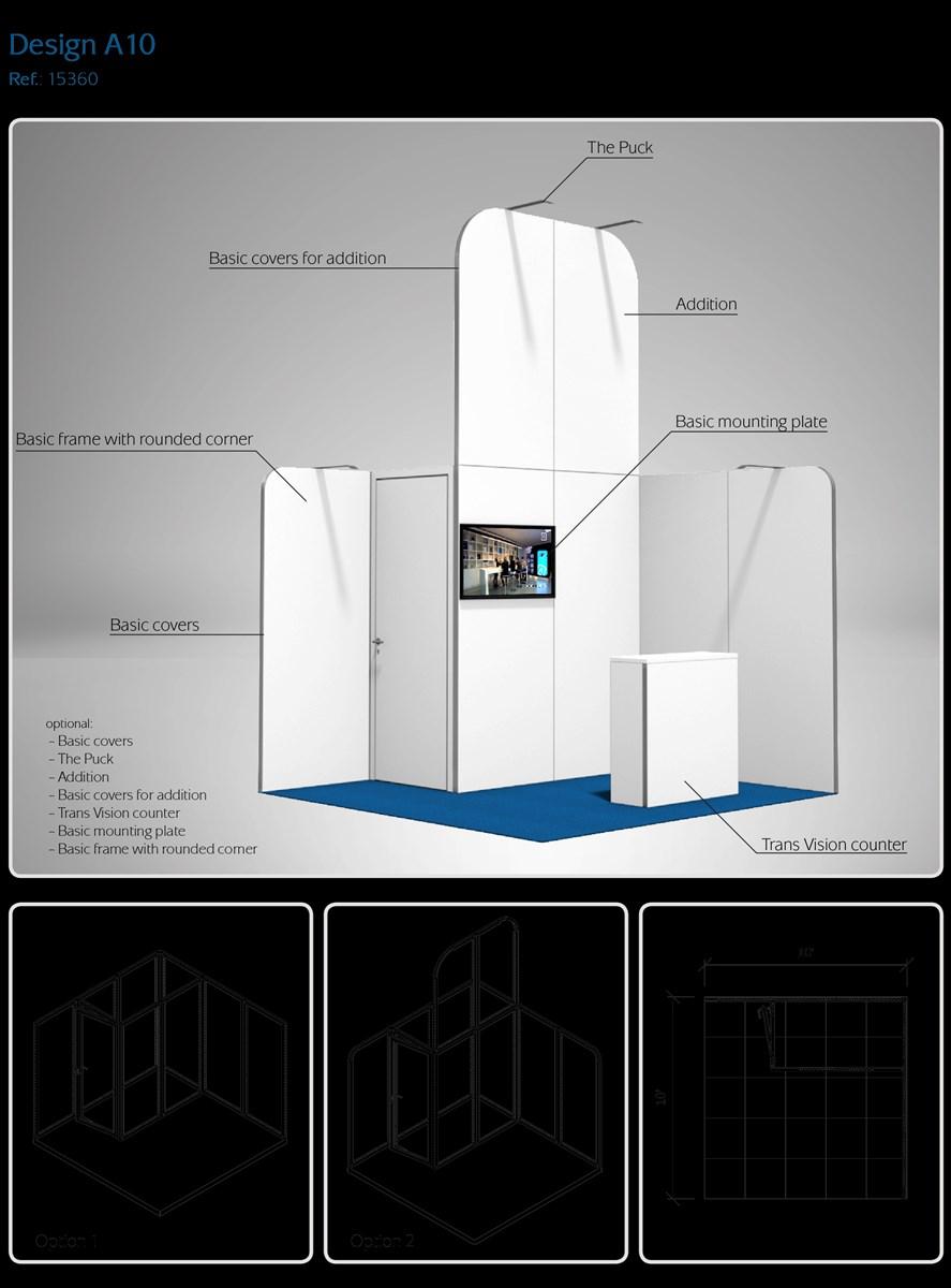 RENTAL EXHIBITS Rental Exhibit allow for exact sizes, colors, curves and angles, required by trade show projects.