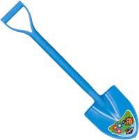 Garant Kids Poly Shovel 26" overall length D-handle round point shovel head size: 6⅜" x 8¼" for beach, sandbox or garden 60-Piece Kids Garden Tools Display designed for little gardeners to help in