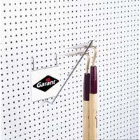 Garant Steel Garden Tool Hangers chrome plated heavy duty steel pegboard tool hangers ideal for holding any style hoe with a swan