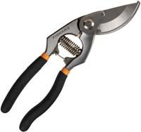 Fiskars Powergear Soft Grip ByPass Pruner Powergear technology multiplies leverage to give you up to 3 times more power modified cam mechanism optimizes cutting power where the branch is thickest