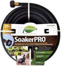Swan / Element Hoses SoakerPro Soaker Hose made from 65% recycled rubber lead free and Eco Safe slow soak rate (1/2-1 gallon per hour) greater