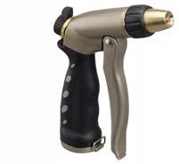 black TPR positive handle grip front trigger lever for maximum flow control 10-pattern spray head adjusts from light mist to power for jet stream heavy rubber seals prevent