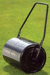 JA-E215BXR 18" X 24" POLY 773143611159 1 Steel Lawn Roller rounded roller edges leave no marks in lawn tubular steel handle for durability easy handling adjustable scraper bar drum size 18" x 24"