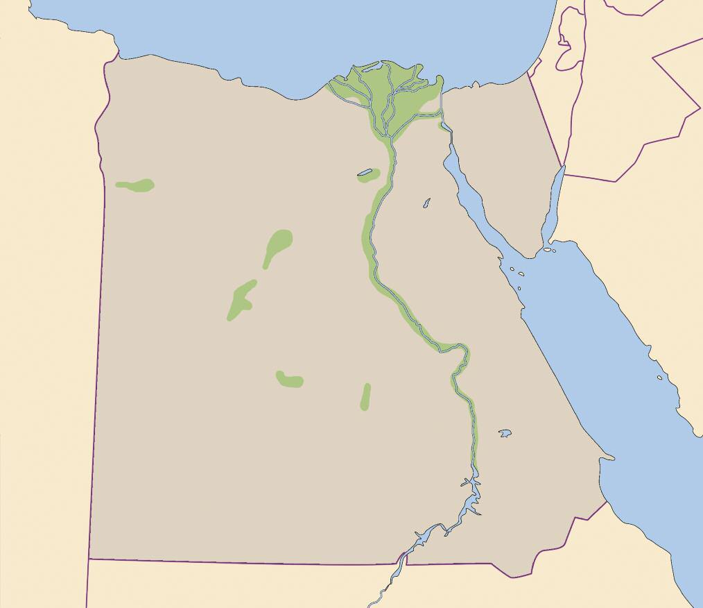 Welcome to Egypt! Egypt is a large country. A country is an area of land on which people live. Countries have borders, or imaginary lines that separate them from other countries.