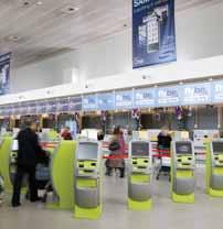 announcements in the terminal Trolleys