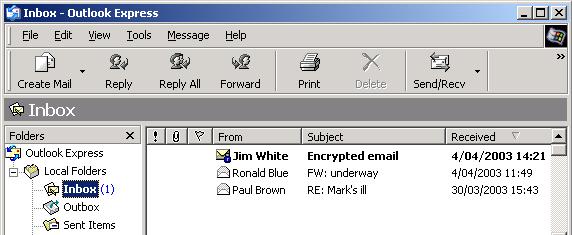 Slika 7-146 Prosljeđivanje (Forward) poruke 7.7.2.3 Snimanje priloga u fasciklu na računaru Sve primljene poruke se nalaze u fascikli Inbox.