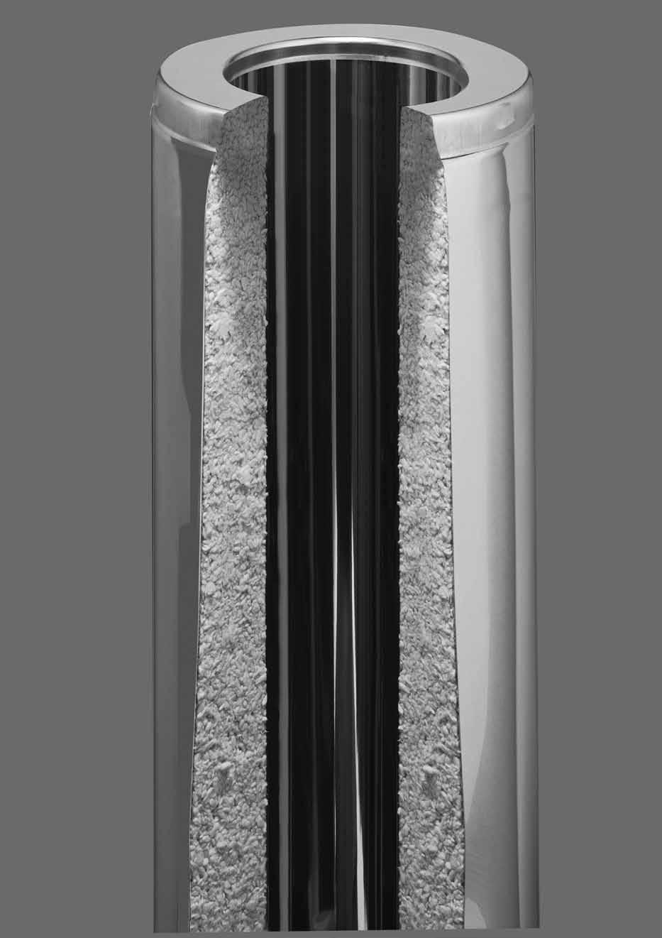 engineered for perfection Oliver MacLeod chimneys are made of stainless steel for outstanding resistance to corrosion and feature exclusive