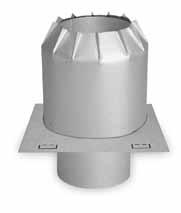 It is imperative that it be installed overside from the attic. Its cone shape keeps insulation from seeping between the outer casing and the firestop.