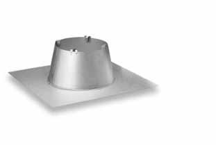 60--RFO A 7 1/2 7 1/2 7 1/2 B 24 24 24 Peak Roof Flashing This component is required for chimney installations passing through the roof peak.