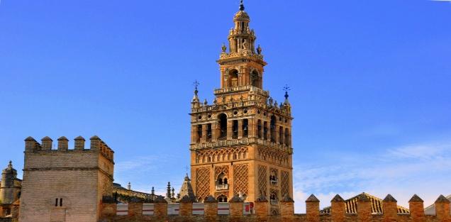 Visit to Seville s historical center including the Reales Alcazares & its gardens and the Cathedral of Seville.
