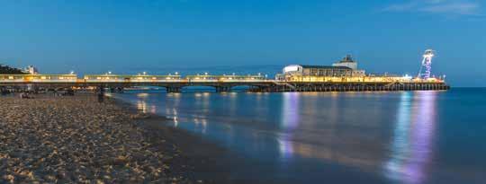 12. discover dorset LOCAL ATTRACTIONS BOURNEMOUTH BEACH Within a short walk of the Norfolk Royale Hotel through the