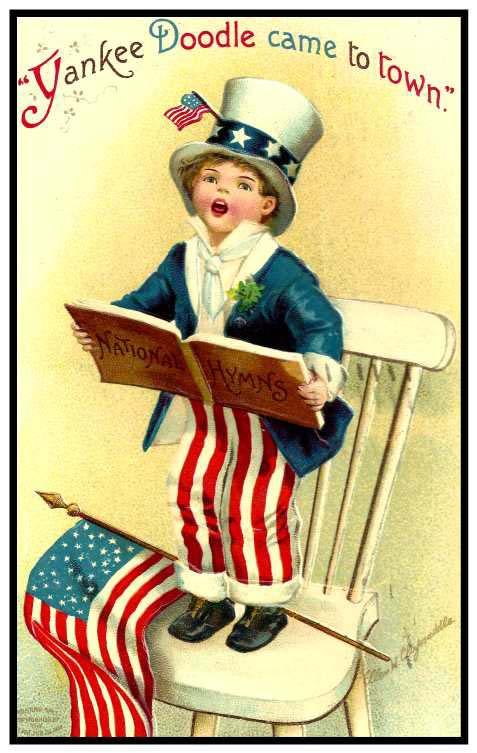 Two extraordinary Patriotic Postcards created by Ellen Clapsaddle, circa 1910. Remembering Morris Gant by Jocelyn Howells Morris was my oldest postcard friend and a friend in the truest sense.