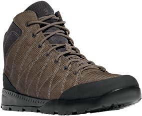 rubber compound in the medial side arch for fast roping control Danner /Vibram Melee outsole featuring a 360 pentagonal low lug pattern for grip in all directions with a more