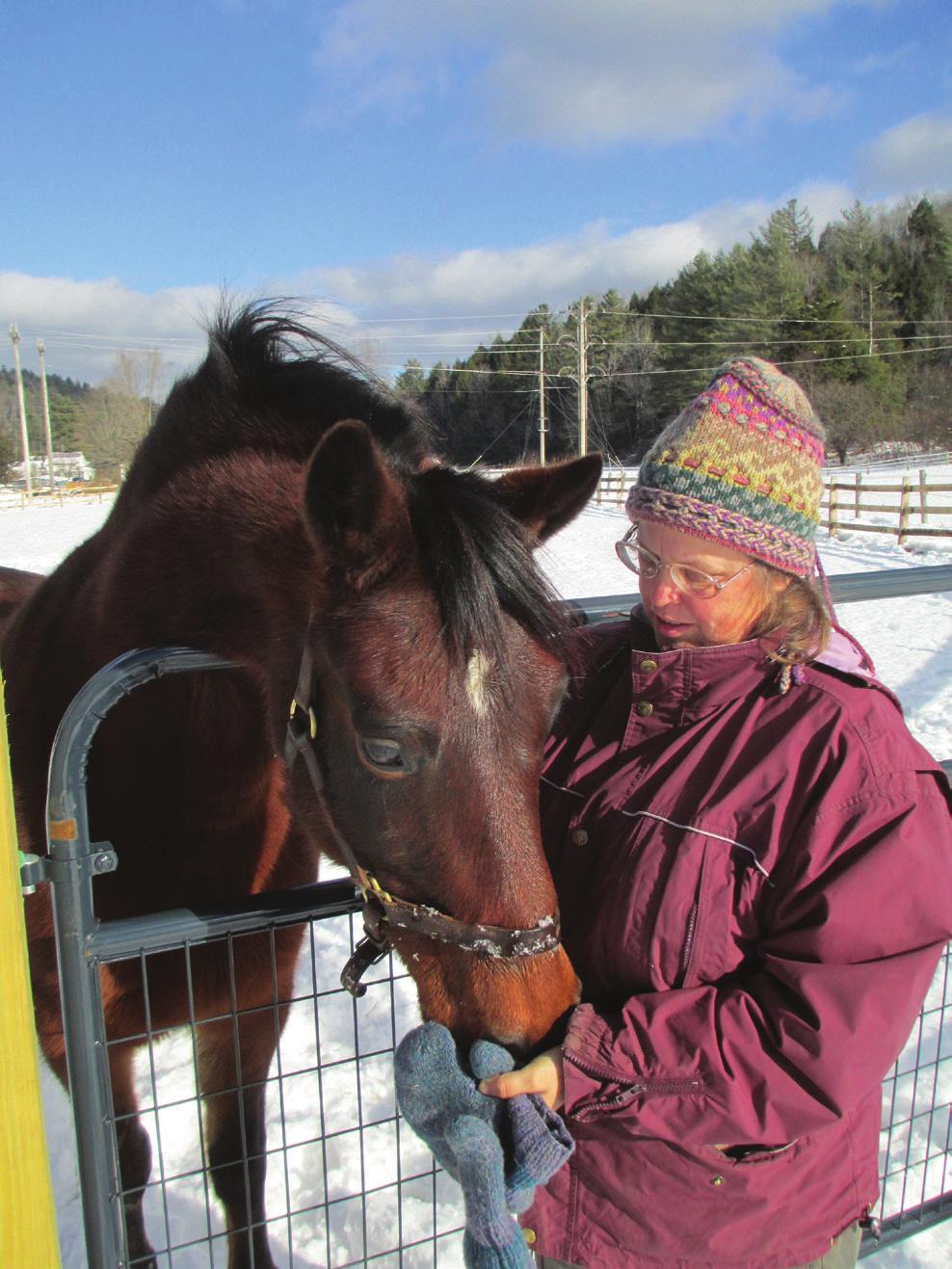 Love of horses and love of reading about them went hand-in-hand for me from early childhood, says Jessie. She lives with her husband, children s writer Michael J.
