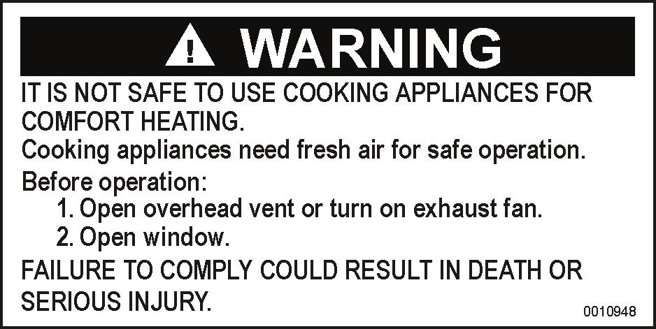 SECTION 11 CAMPING & OPERATING The refrigerator is not intended for quick freezing or cooling. We recommend stocking it with pre-frozen or pre-cooled food when possible.