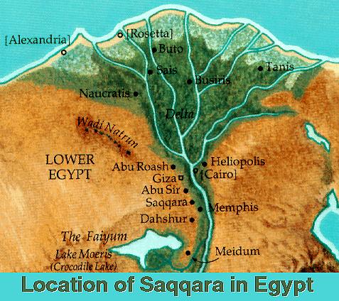 Lower Egypt is at the Nile s mouth near the