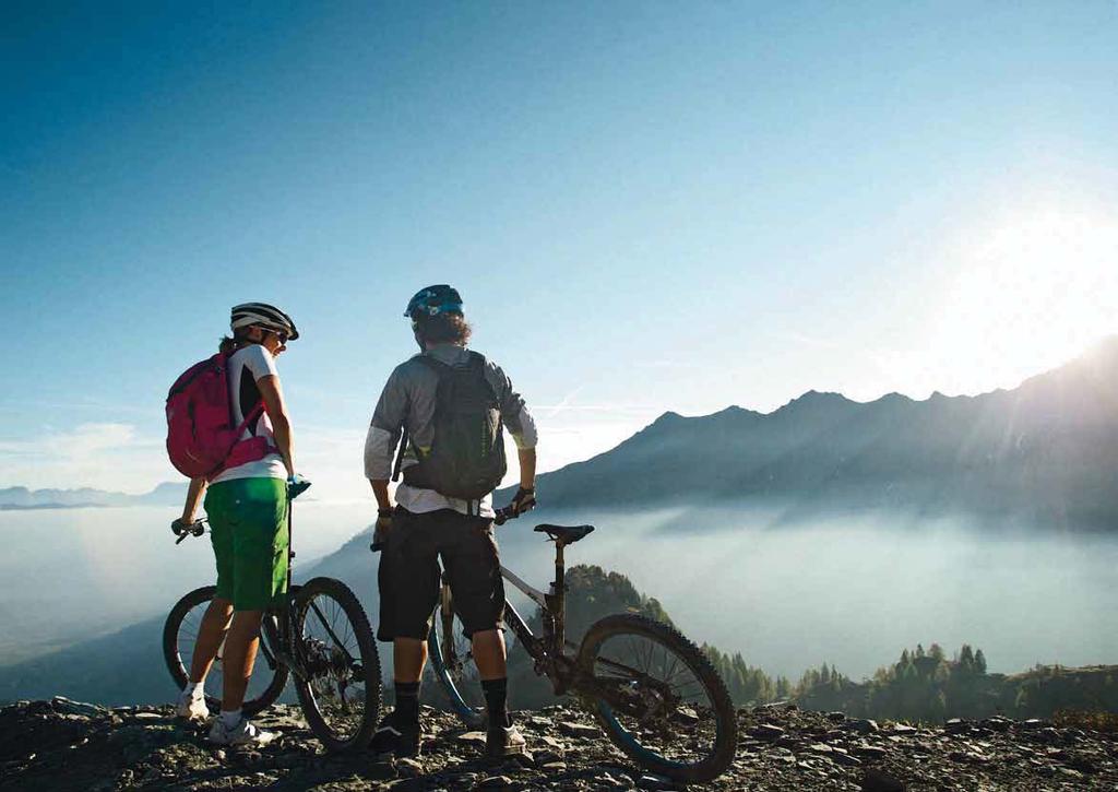 BICYCLE TOURS: On diverse Zell am See-Kaprun cycle routes that range from sporty to comfortable, the fun of movement is the main thing.