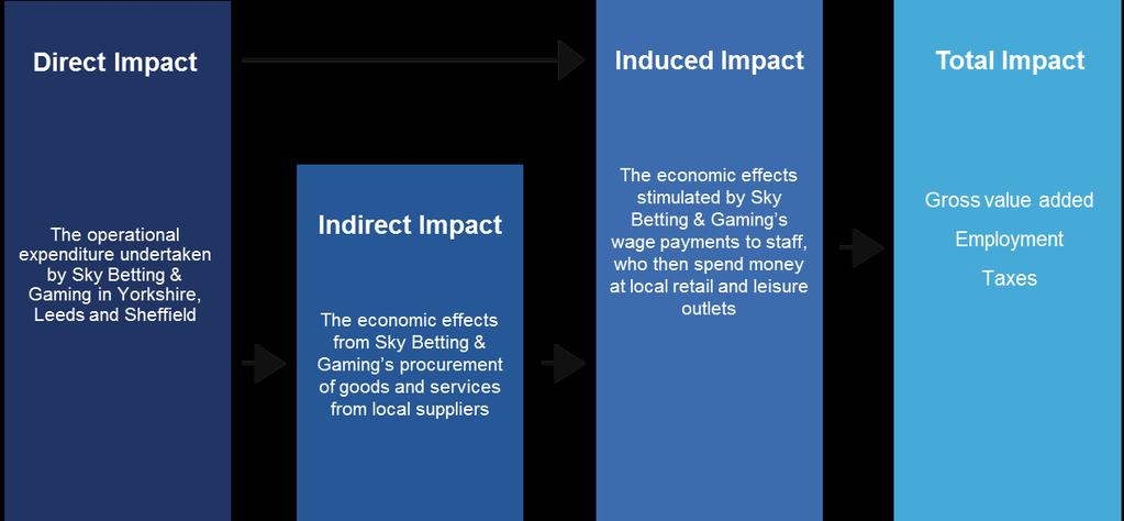 INTRODUCING ECONOMIC IMPACT ANALYSIS This study quantifies the economic contribution of Sky Betting & Gaming using an analytical method called Economic Impact Assessment.