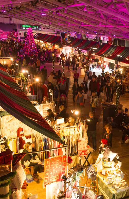 Our International Christmas Market is marketed widely through media and online advertising which sets the stage for attendance of over 60,000 people
