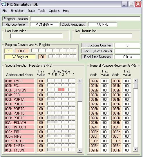 II. PIC SIMULATOR IDE A. O programu PIC Simulator IDE je jedna od aplikacija koja ima korisnički orjentisan interfejs za Windows operativne sisteme [2].