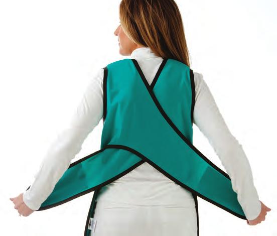 All Frontal Aprons come with standard features: Shoulder pads ITEM: 610E / 710E / 810E Elastic Tab