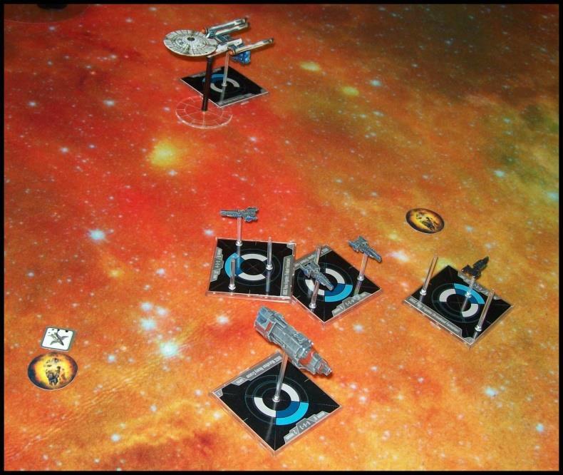 Turn 5 The halo fleet began circling the last federation ship.