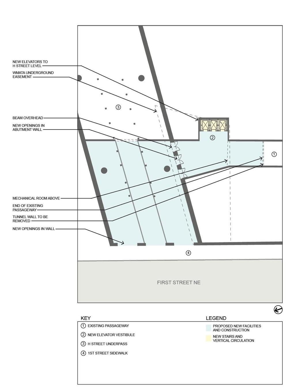 Figure 14: Proposed Partial Build H Street