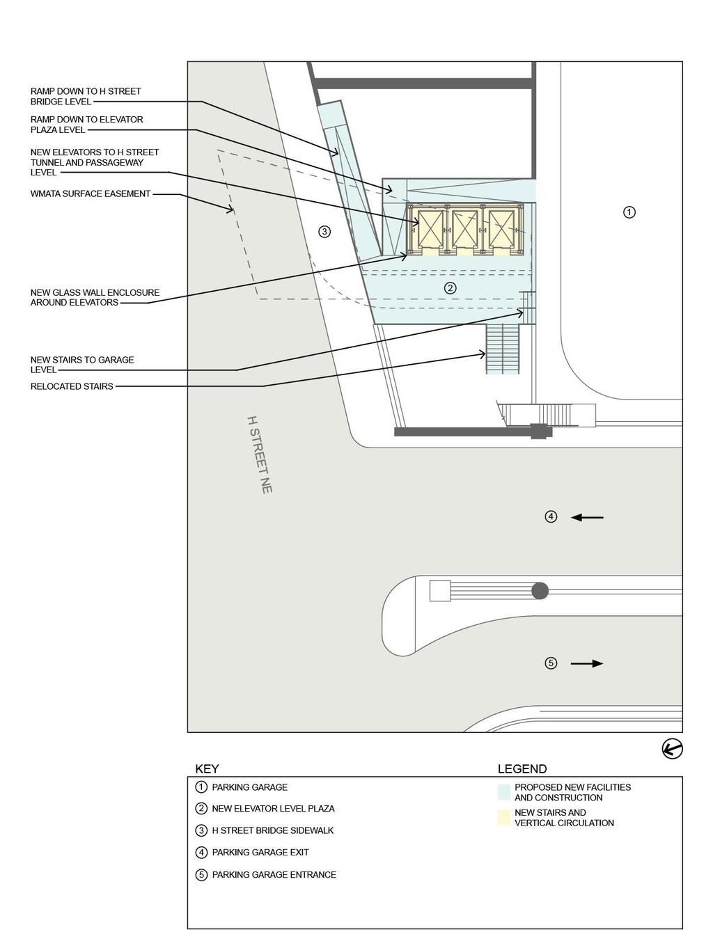 Figure 15: Proposed Partial Build H Street