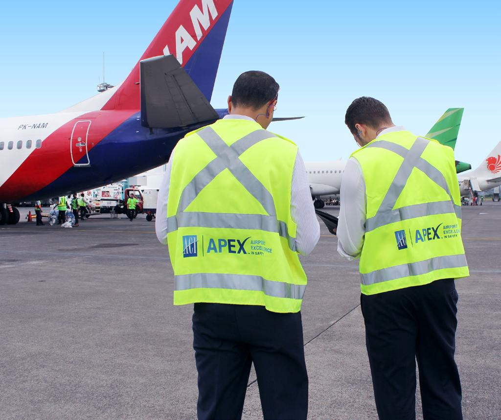 4 APEX in Safety An APEX in Safety review will help airports improve their level of safety and compliance following ICAO Standards and Recommended Practices, national requirements and Airports