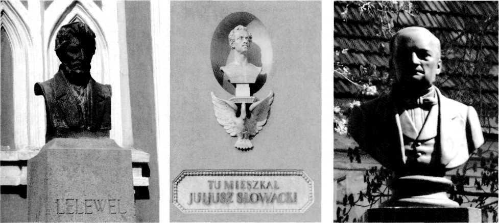 /, Lelevelio paminklas (fragmentas), 932. VjA J. Slovackio atiminimo lenta, 927. VJA S. Moniuškos biustas, 292. VjA Reikšminga skulptoriaus kūrybos sritis buvo ir memorialiniai paminklai.