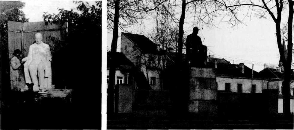 /. Montvilos paminklo kūrimo momentas (7932 т., BŠA) ir šiandieninis paminklo vaizdas (2003 т., VJA) pastatytas visuomenės veikėjo, mecenato ir filantropo Juozapo Montvilos (850-9) paminklas 58.