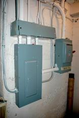The main electrical panel The door with broken handle Due to the randomness of the reported activity and our