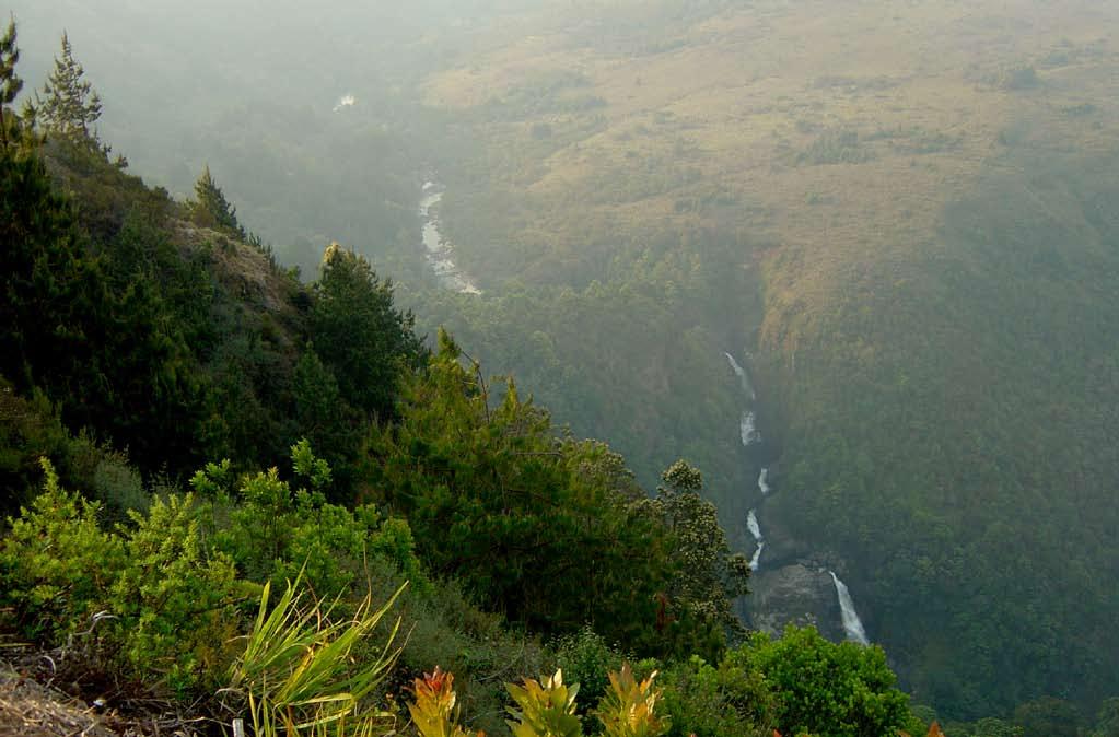 The Pungwe Falls in