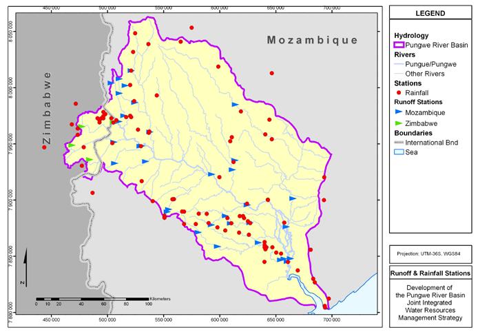 WATER RESOURCES OF THE PUNGWE RIVER BASIN Measurement and Monitoring The assessment or quantification of water resources requires the measurement of rainfall, evaporation and stream flow on a
