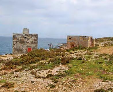 COASTAL DEFENCES Due to its geographical location close to the Grand Harbour, the coast of Xgħajra is littered with defence structures preventing a direct invasion of the harbour.