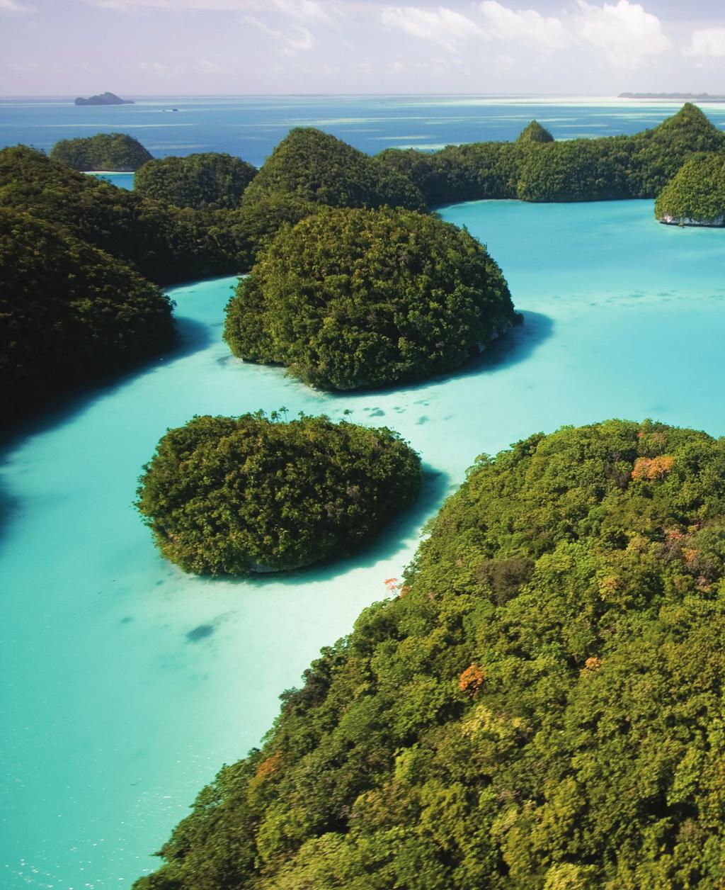 Palau, an archipelago made up of more than 250 islands in the western