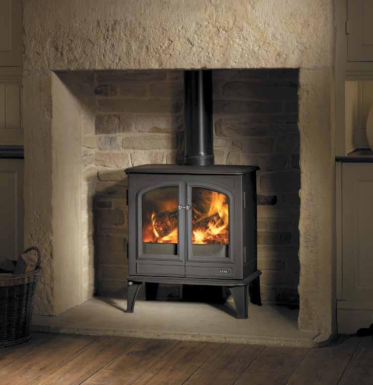 700 10.5kW Suitable for larger dwellings requiring higher outputs, the 700 double door multi-fuel convector stove features Afterburn, our precision secondary air control system.